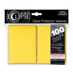 Ultra Pro - Sleeves: PRO-Matte Eclipse Standard Deck Protector Sleeves Yellow